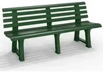 Gartenbank Orchidea Sitzbank Sitz Garten Bank Kunststoff Parkbank 3 Sitzer,