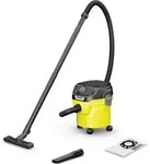 K&auml;rcher 1.628-401.0, Trocken&Nass, Schwarz, Gelb, Fleece, Tasten, Kunststoff, 12 l -