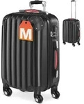 MONZANA&reg; Koffer Handgep&auml;ck ABS Hard Case 4 Rollen Teleskopgriff Zahlenschloss