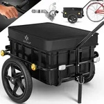 KESSER&reg; Fahrradanh&auml;nger Lastenanh&auml;nger Handwagen mit Kupplung Hochdeichsel...