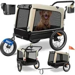 KESSER&reg; Hundeanh&auml;nger Boxer 3-in-1 Hundebuggy & Jogger Fahrradanh&auml;nger gro&szlig; ca.