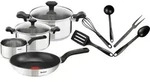 Tefal Starterset Comfort Max 9-teilig - Silber