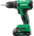 HiKOKI Akku-Bohrschrauber 18 V, 50 Nm, incl. 2x Akku 2 Ah, Ladeger&auml;t, Zubeh&ouml;r,