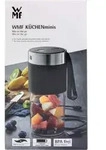 WMF KITCHENminis 0416700011, Standmixer, 0,3 l, 50 W, Schwarz, Edelstahl, Transparent