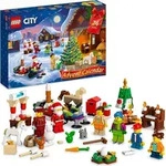 LEGO 60352 City Adventskalender 2022 Weihnachtsspielzeug mit Weihnachtsmann-Minifigur