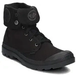 Palladium Baggy Herren Schn&uuml;ren Le wand Stiefelette Mit Faltbaren Kragen Schwarz &ndash;