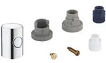 GROHE Metallgriff 47984, DN 15, Mengengriff mit GROHE EcoButton, chrom - Silber
