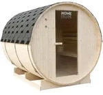 HOME DELUXE - Outdoor Fasssauna LAHTI XL - Ma&szlig;e: BxTxH: ca. 189 x 191,5 x 220,...