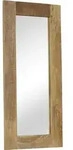 vidaXL Spiegel Mangoholz Massiv 50 x 110 cm - Braun
