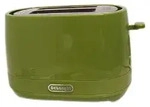 De&rsquo;Longhi CTLAP2203.GR, 2 Scheibe(n), Gr&uuml;n, Tasten, Niveau, 550 W, 180 mm, 300 mm