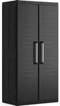 Keter Lagerschrank Detroit Hoch XL Schwarz - Schwarz