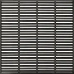 vidaXL Lamellenzaun WPC 180x180 cm Dunkelgrau - Grau