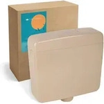 Calmwaters&reg; Sp&uuml;lkasten Beige mit Sp&uuml;l-Stopp-Funktion, 6-9 Liter Sp&uuml;lmenge,