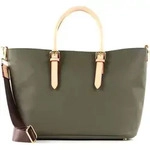 bugatti Handtasche Umh&auml;ngetasche Ella Shopper Olive gr&uuml;n - Gr&uuml;n