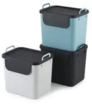 Jive M&uuml;lltrennsystem Set 3er-Set M&uuml;lltrennsystem 30l f&uuml;r die K&uuml;che, Kunststoff