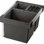 BLANCO FLEXON II Low XL 60/3, Kunststoff, Aluminium, 600 mm Unterma&szlig; - Schwarz