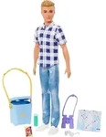 Barbie &bdquo;Abenteuer zu zweit&ldquo; Ken Camping-Puppe und Zubeh&ouml;r. Spielzeug f&uuml;r Kinder