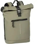 Mart New York Taupe 21L Rucksack Rolltop Wasserabweisend Laptop 15.6" - Taupe