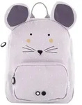 Trixie Rucksack - Kinderrucksack Schultasche Mrs. Mouse wasserabweisend Baumwolle