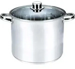 Kochtopf 10 Liter Gro&szlig;raumtopf Edelstahl Michelino - Silber