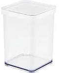 Premium Dose quadr. 1 l LOFT, Farbe:Transparent / Wei&szlig; - Transparent/Wei&szlig;
