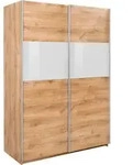 Schwebet&uuml;renschrank Bramfeld Kleiderschrank Ausf&uuml;rung w&auml;hlbar,Plankeneiche /