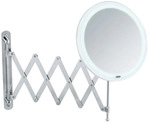 WENKO Teleskop Kosmetik Wand Spiegel Schminken Make UP mit LED Beleuchtung Bad -