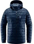 HAGL&Ouml;FS Spire Mimic Hood Men Tarn Blue Solid S - Blau - S