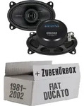 Crunch DSX462 - 4x6 Koax-System - Einbauset passend f&uuml;r Fiat Ducato 230 Front -