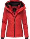 Marikoo Damen &Uuml;bergangs Outdoor Jacke Windbreaker Regenjacke Erdbeere Rot Gr. 34 -