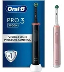 Oral B Series 3 Duo Edition Elektrische Zahnb&uuml;rste Verpackung Defekt - Schwarz