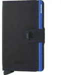 Secrid Miniwallet Matte Black & Blue - Schwarz