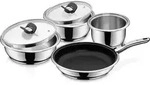 WMF Click&Serve, Rund, Edelstahl, Edelstahl, Edelstahl, Edelstahl, Cromargan - Silber