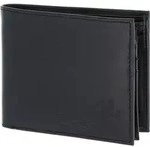 oxmox Leder Geldb&ouml;rse Leather RFID Protect Querscheinb&ouml;rse Lizard Embossed Black