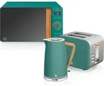 SWAN STRP1060GRENEU Set Fr&uuml;hst&uuml;ck Wasserkocher Breitschlitz-Toaster...