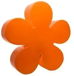 8 seasons - Motivleuchte Shining Flower Durchmesser 40 cm orange