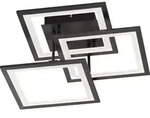 WOFI Deckenleuchte Modesto 3flg - Schwarz