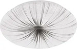 EGLO LED Deckenleuchte Nieves, &Oslash; 31 cm, Kristalleffekt Deckenlampe aus Kunststoff