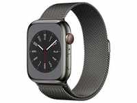 Apple Watch Series 8 Edelstahl Cellular 41mm Graphit (Milanaise graphit) *NEW*