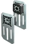 Schellenberg Leiselauf-Wandlager-Set f&uuml;r Roll&auml;den, 20305 - Silber