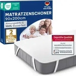 Blumtal Matratzenschoner 90x200cm - wasserdichte Matratzenauflage aus 80%...