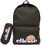 Ellesse Herren Rolby Rucksack & Federm&auml;ppchen, Schwarz One Size - Schwarz