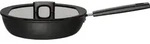 Fiskars 1052232, Rund, Schwenkpfanne, Schwarz, Hardtec Superior+, 150 &deg;C, Aluminium