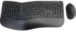 CONCEPTRONIC Wireless Keyboard+Mouse,ergo,Layout italien. sw - Schwarz