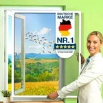KESSER&reg; Fliegenschutzgitter f&uuml;r Fenster mit Aluminium Rahmen Fliegengitter