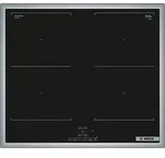 Bosch Serie 4 NVQ645CB6E, Schwarz, Integriert, 60 cm, Zonen-Induktionskochfeld, 4