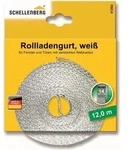 Schellenberg Rollladengurt wei&szlig; Breite 14 mm - L&auml;nge 12 m - Wei&szlig;