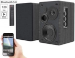 auvisio MSS-95.usb Aktives Stereo-Regallautsprecher-Set Holz-Geh&auml;use Bluetooth...