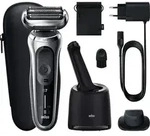 Braun Series 7 71-S7200cc, Folienschaber, Schwarz, Silber, Tasten, Akku, Lithium-Ion