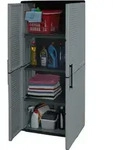 Gartenschrank Wetterfest Outdoor Schrank Kunststoff Mehrzweckschrank Hoch